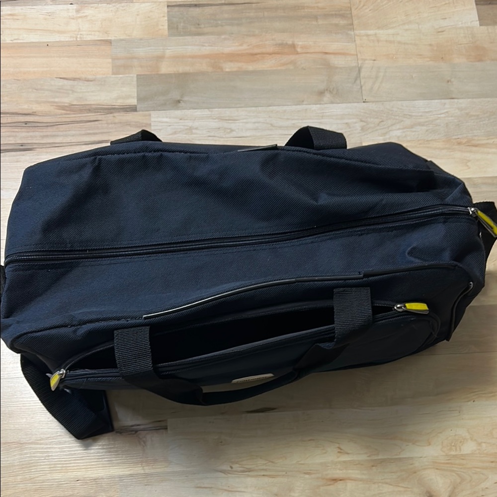 Blue and Yellow Men's  or women’s Bag gym or travel bag brand concourse